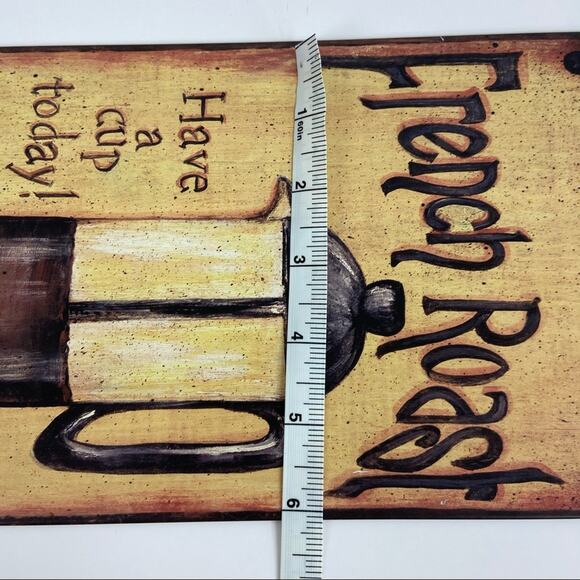 French Roast Espresso Coffee Tin Wall Art - Picture 4 of 7